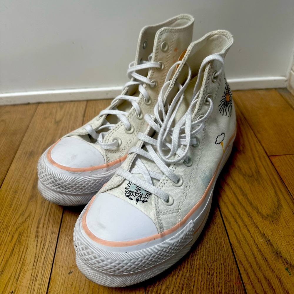 Women’s high top platform converse